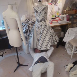 Noel dorado pour giambattista valli